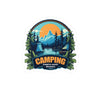 Men and women Camping Cool Outdoor Vacation Sticker